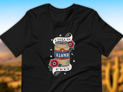 Alamo Beer - Tee | tattoo shirt | vintage | funny | Hank Hill shirt | Alamo | beer | gift for him