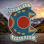 BEAUTIFUL COLORADO TEE - DRAK GREY HEATHER