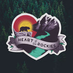 Heart of the Rockies Sticker