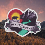 Heart of the Rockies Sticker