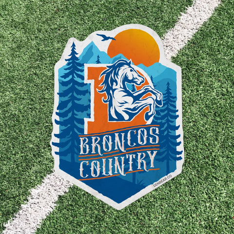 Broncos Country Sticker